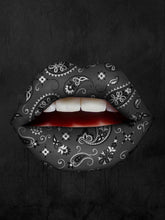 Load image into Gallery viewer, Black Bandana Lips IKONICK Original