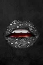 Load image into Gallery viewer, Black Bandana Lips IKONICK Original