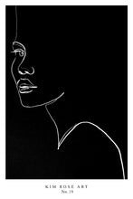 Load image into Gallery viewer, Black Estella Kim Rose