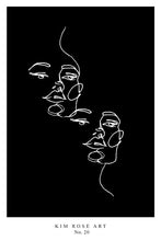 Load image into Gallery viewer, Black Viendo Doble Kim Rose