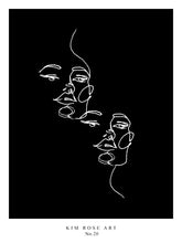 Load image into Gallery viewer, Black Viendo Doble Kim Rose