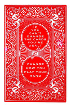 Load image into Gallery viewer, Cards You’re Dealt (Red Edition) IKONICK Original