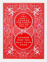 Load image into Gallery viewer, Cards You’re Dealt (Red Edition) IKONICK Original