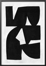 Load image into Gallery viewer, Colliding Shapes Black N.1 John Faifer