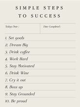 Load image into Gallery viewer, Simple steps to success Kim Rose