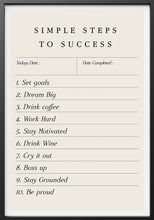 Load image into Gallery viewer, Simple steps to success Kim Rose