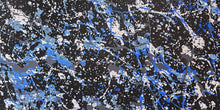 Load image into Gallery viewer, Abstract Pollock Blue IKONICK Original 