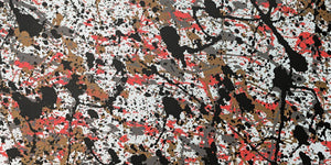 Abstract Pollock Pink and Gold IKONICK Original 