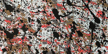 Load image into Gallery viewer, Abstract Pollock Pink and Gold IKONICK Original 