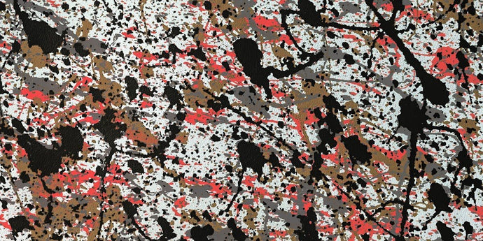 Abstract Pollock Pink and Gold IKONICK Original 