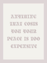 Load image into Gallery viewer, At Peace Quotes By Christie 