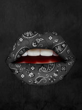 Load image into Gallery viewer, Black Bandana Lips IKONICK Original 