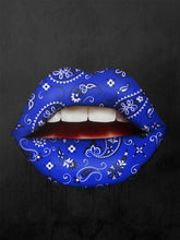 Load image into Gallery viewer, Blue Bandana Lips IKONICK Original 