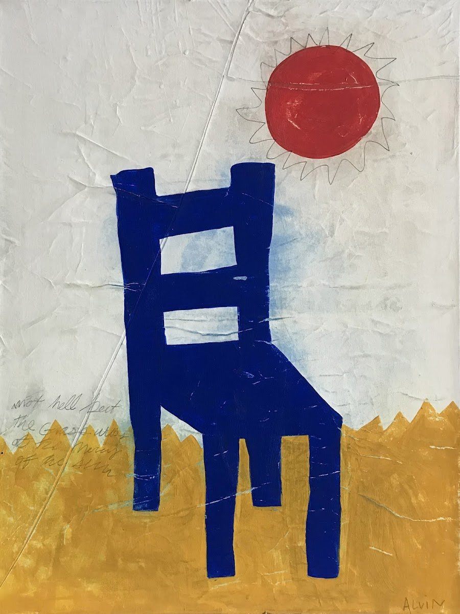 Blue Chair Alex Vincini 