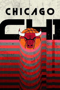 Chicago Bulls Stripes NBA Teams 