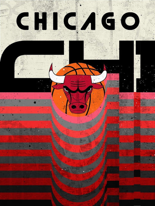 Chicago Bulls Stripes NBA Teams 