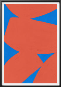 Colliding Shapes Red N.5 John Faifer 