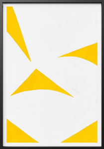 Colliding Shapes Yellow N.6 John Faifer 