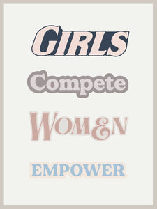 Girls Compete Women Empower IKONICK Original 