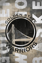 Load image into Gallery viewer, Golden State Warriors Blackout Logo NBA Teams 