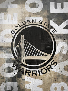 Golden State Warriors Blackout Logo NBA Teams 