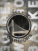 Load image into Gallery viewer, Golden State Warriors Blackout Logo NBA Teams 