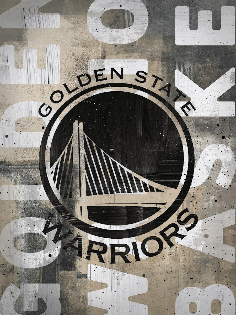 Golden State Warriors Blackout Logo NBA Teams 