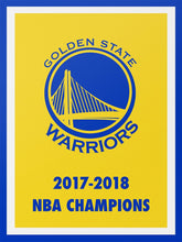 Load image into Gallery viewer, Golden State Warriors: Championship Banner NBA Teams 