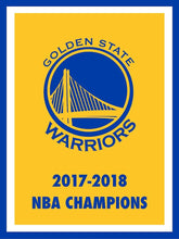 Load image into Gallery viewer, Golden State Warriors: Championship Banner NBA Teams 