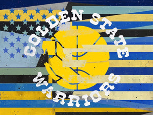 Golden State Warriors Flag NBA Teams 