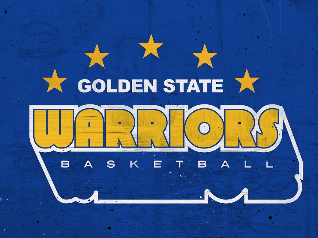 Golden State Warriors Retro Stars NBA Teams 