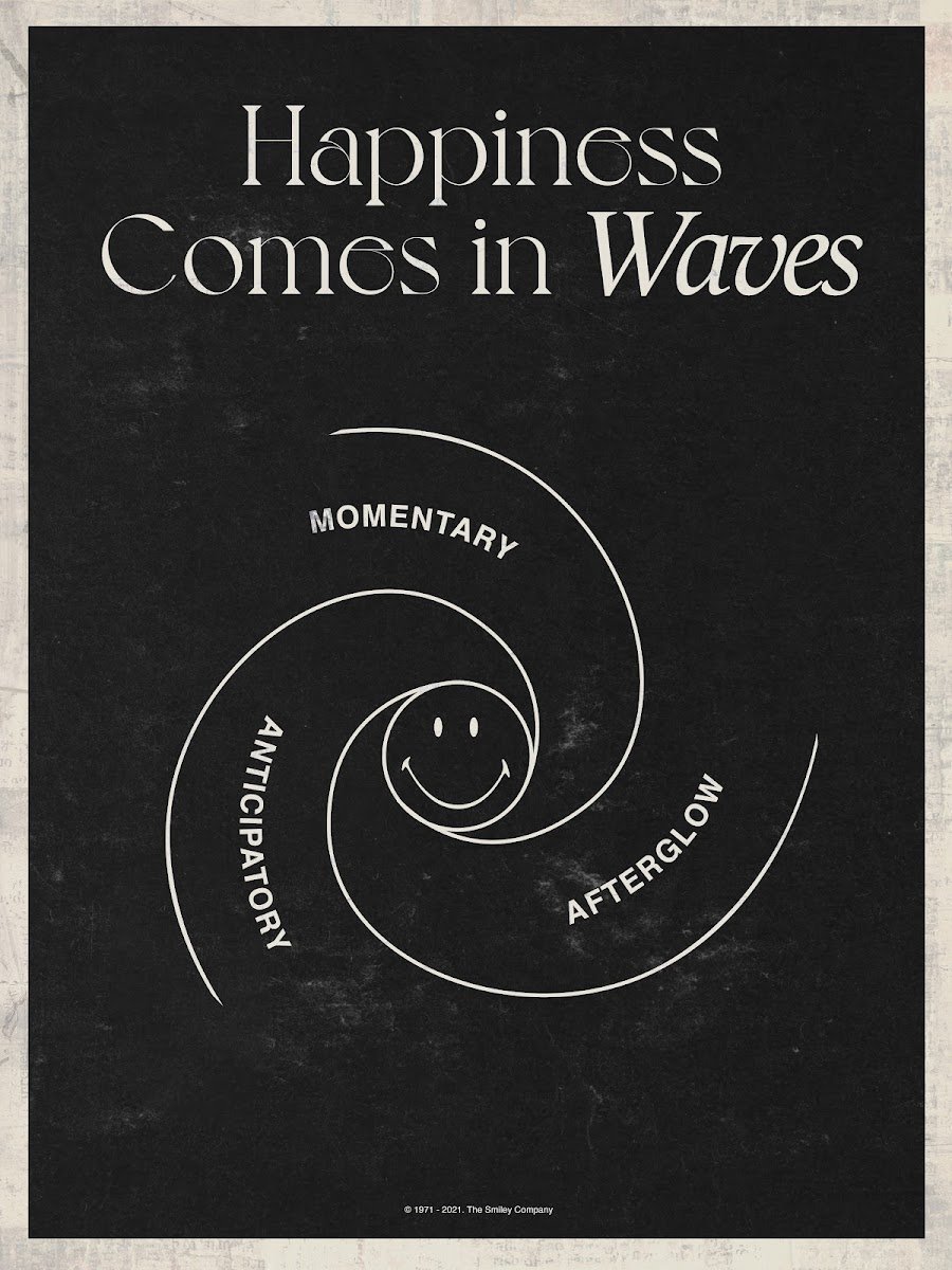 Happiness Comes In Waves Smiley 