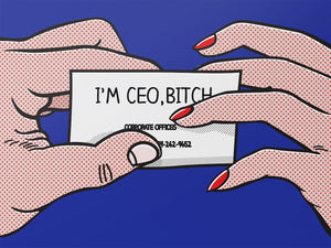 I'm CEO, Bitch. (Blue) IKONICK Original 