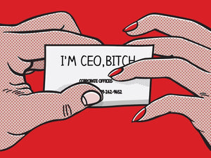 I'm CEO, Bitch. (Red) IKONICK Original 