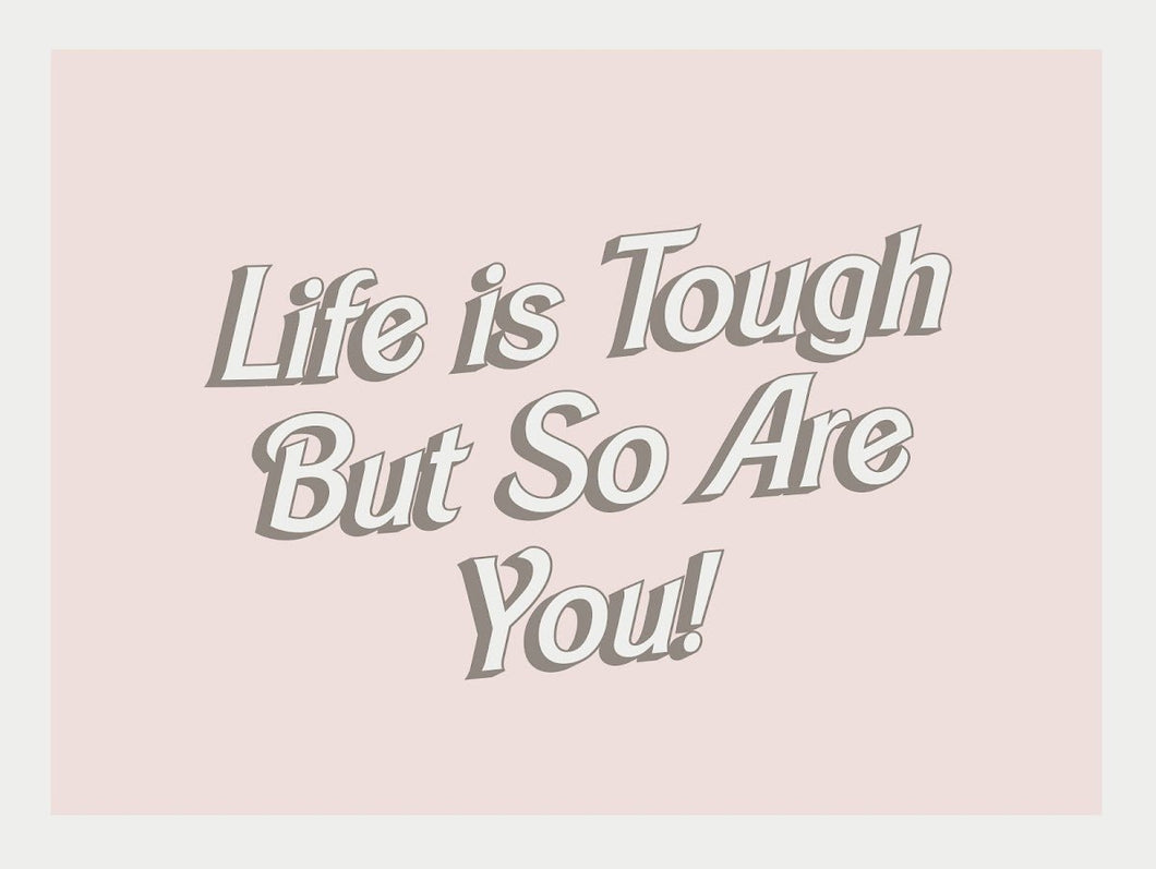 Life is Tough Quotes By Christie 