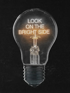 Look On The Bright Side (Light Bulb) IKONICK Original 