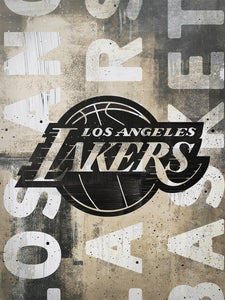 Los Angeles Lakers Blackout Logo NBA Teams 