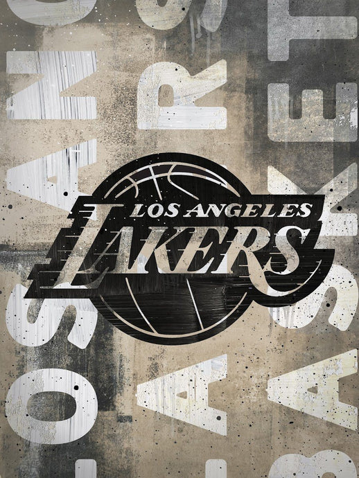 Los Angeles Lakers Blackout Logo NBA Teams 