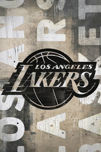 Los Angeles Lakers Blackout Logo NBA Teams 