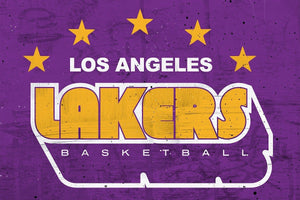 Los Angeles Lakers Retro Stars NBA Teams 