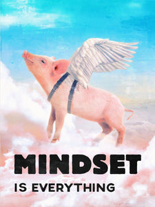 Mindset Is Everything Flying Pig Edition IKONICK Original 