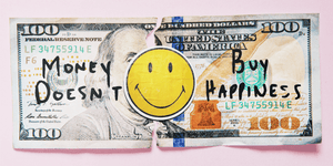 Money Doesn't Buy Happiness Smiley 