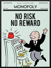 Load image into Gallery viewer, Monopoly - No Risk No Reward (Front Page) Monopoly 