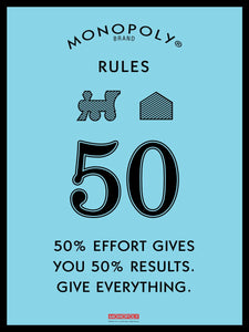 Monopoly Rule 50 Monopoly 