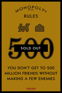 Monopoly Rule 500 Monopoly 