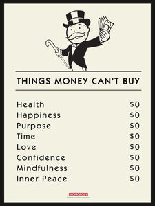 Monopoly – Things Money Can't Buy Monopoly 