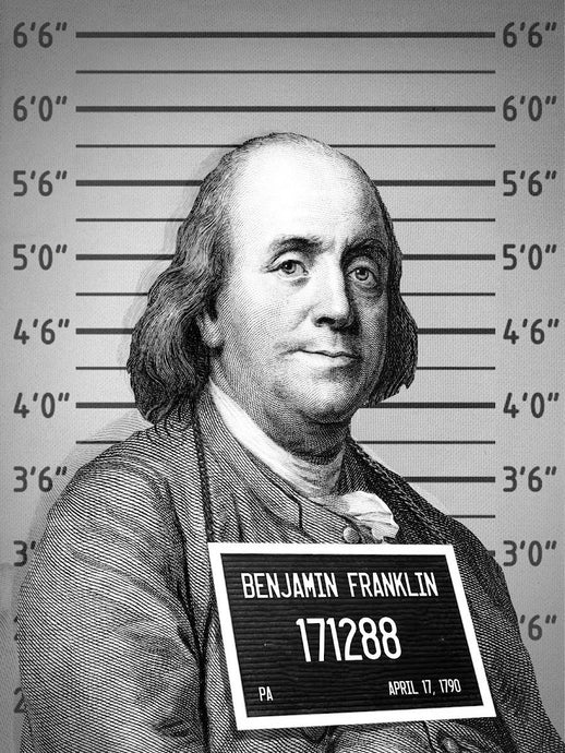 Mug Shot Money ( Benjamin Franklin ) IKONICK Original 