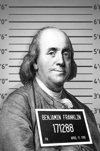 Mug Shot Money ( Benjamin Franklin ) IKONICK Original 