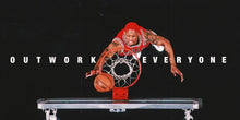 Load image into Gallery viewer, NBA - Outwork Everyone - Dennis Rodman NBA Legends 