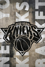 Load image into Gallery viewer, New York Knicks Blackout Logo NBA Teams 